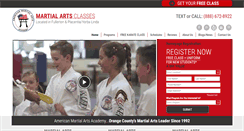 Desktop Screenshot of karateoc.com